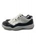 NIKE (ナイキ) AIR JORDAN 11 RETRO LOW ホワイト×ブラック サイズ:US 91/2：12000円