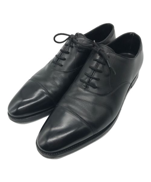 JOHN LOBB（ジョンロブ）JOHN LOBB (ジョンロブ) 内羽根ストレートチップシューズ ブラック サイズ:7・1/2(Eウィズ)の古着・服飾アイテム