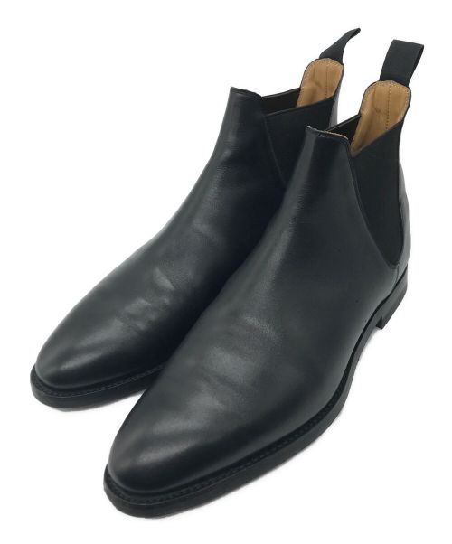 Crockett & Jones（クロケット＆ジョーンズ）Crockett & Jones (クロケット＆ジョーンズ) チェルシーブーツ ブラック サイズ: 7・1/2(Eウィズ)の古着・服飾アイテム