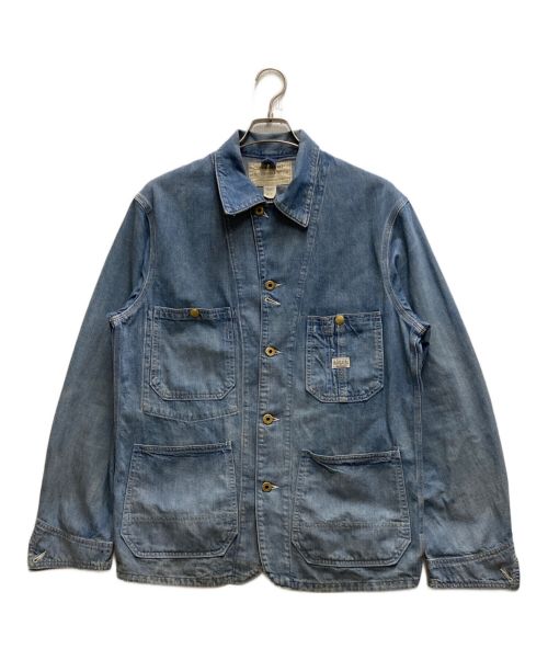 RRL（ダブルアールエル）RRL (ダブルアールエル) DENIM ENGINEER JACKET インディゴ サイズ:Ⅿの古着・服飾アイテム