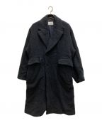 arenotisアーノッティーズ）の古着「Mohair Loop Wool Long Coat」｜ブラック