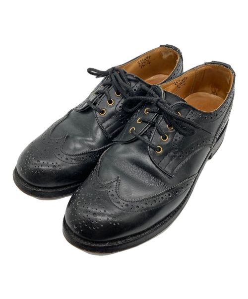 Tricker's（トリッカーズ）Tricker's (トリッカーズ) ウィングチップシューズ ブラック サイズ:5 1/2の古着・服飾アイテム