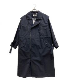 F/CE.（エフシーイー）の古着「WATERPROOF CORDURA WOOL RIDERS COAT」｜ネイビー