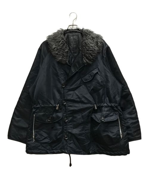 s'yte（サイト）s'yte (サイト) WATER-REPELLENT NYLON TWILL SHAWL COLLAR BLOUSON ブラック サイズ:3の古着・服飾アイテム