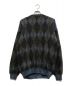 WACKO MARIA (ワコマリア) DIAMOND MOHAIR CARDIGAN ブルー×ブラウン サイズ:XL：25000円