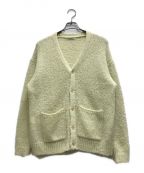 AURALEEオーラリー）の古着「ALPACA WOOL SUPER LIGHT KNIT BIG CARDIGAN」｜グリーン