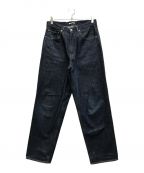 AURALEEオーラリー）の古着「HARD TWIST DENIM WIDE PANTS」｜インディゴ