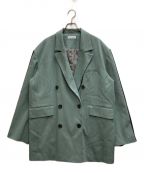 MAISON SPECIALメゾンスペシャル）の古着「Side Line Over Size Jacket」｜グリーン