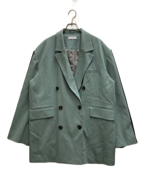 MAISON SPECIAL（メゾンスペシャル）MAISON SPECIAL (メゾンスペシャル) Side Line Over Size Jacket グリーン サイズ:freeの古着・服飾アイテム