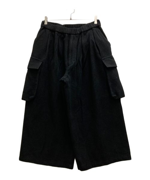 is-ness（イズネス）is-ness (イズネス) WOOL 6PK EZ PANTS ブラック サイズ:Ｍの古着・服飾アイテム