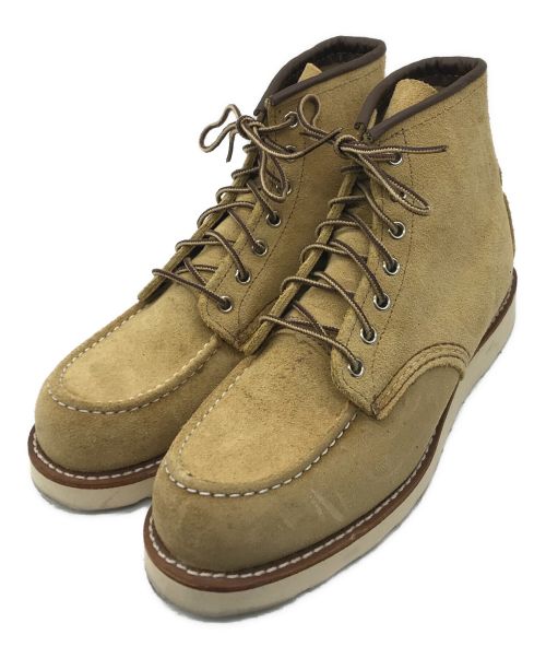 RED WING（レッドウィング）RED WING (レッドウィング) 6 INCH CLASSIC MOC TOE ベージュ サイズ:US 8の古着・服飾アイテム