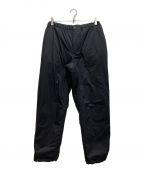 UNIVERSAL PRODUCTS.ユニバーサルプロダクツ）の古着「ALLIED DOWN TRACK PANTS」｜ブラック