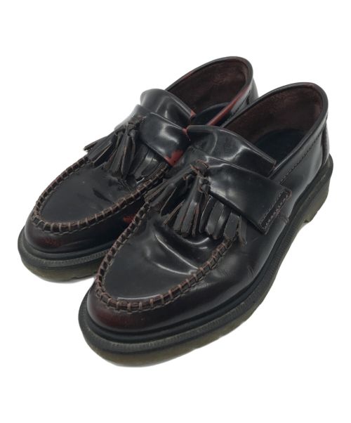 Dr.Martens（ドクターマーチン）Dr.Martens (ドクターマーチン) タッセルローファー ブラック×レッド サイズ:US 5 Mの古着・服飾アイテム