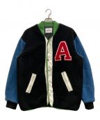 AMBUSHアンブッシュ）の古着「logo-patch fleece liner varsity jacket」｜ブラック