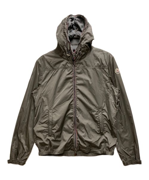 MONCLER（モンクレール）MONCLER (モンクレール) URVILLEナイロンフーデットジャケット グレー サイズ:1の古着・服飾アイテム