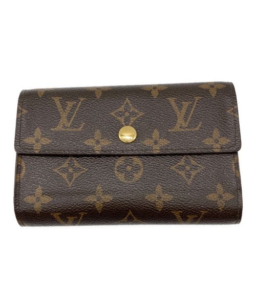 LOUIS VUITTON（ルイ ヴィトン）LOUIS VUITTON (ルイ ヴィトン) 3つ折り財布 ブラウンの古着・服飾アイテム