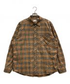 BURBERRYバーバリー）の古着「スモールスケールチェックシャツ」｜ベージュ