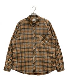 BURBERRY（バーバリー）の古着「スモールスケールチェックシャツ」｜ベージュ