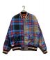 FRED PERRY（フレッドペリー）の古着「TARTAN BOMBER JACKET」｜ブルー×レッド