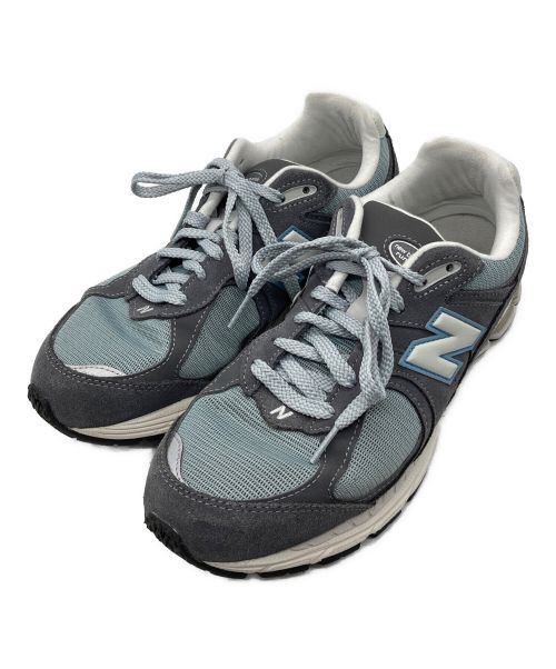 NEW BALANCE（ニューバランス）NEW BALANCE (ニューバランス) ローカットスニーカー グレー×ブルー サイズ:US 9の古着・服飾アイテム