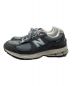 NEW BALANCE (ニューバランス) ローカットスニーカー グレー×ブルー サイズ:US 9：10000円