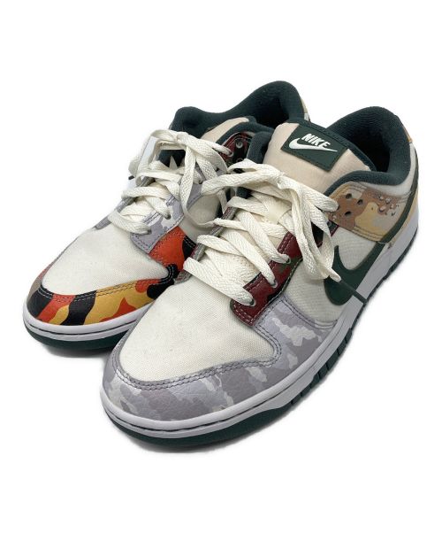 NIKE（ナイキ）NIKE (ナイキ) DUNK LOW SE グリーン×グレー サイズ:US 9 1/2の古着・服飾アイテム