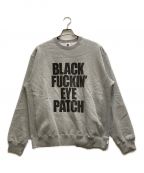 BlackEyePatchブラックアイパッチ）の古着「BFEP CREW SWEAT」｜グレー