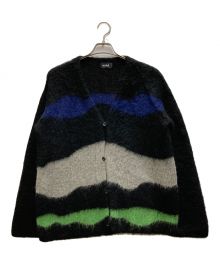 soduk（スドーク）の古着「drawing knit cardigan」｜ブラック