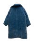 UNDECORATED (アンデコレイテッド) Cotton Velvet Padding Coat ブルー サイズ:3：18000円