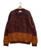 YOKEヨーク）の古着「ROTHKO BORDER CREW NECK」｜ブラウン