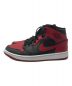 NIKE (ナイキ) AIR JORDAN 1 MID レッド×ブラック サイズ:US 7：10000円