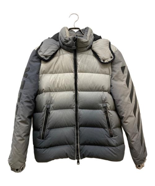 MONCLER（モンクレール）MONCLER (モンクレール) OFFWHITE (オフホワイト) ENCLOS コラボダウンジャケット グレー サイズ:1の古着・服飾アイテム