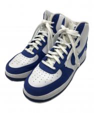 NIKE (ナイキ) Air Force 1 High EMB "Dodgers" ホワイト×ブルー サイズ:US 10