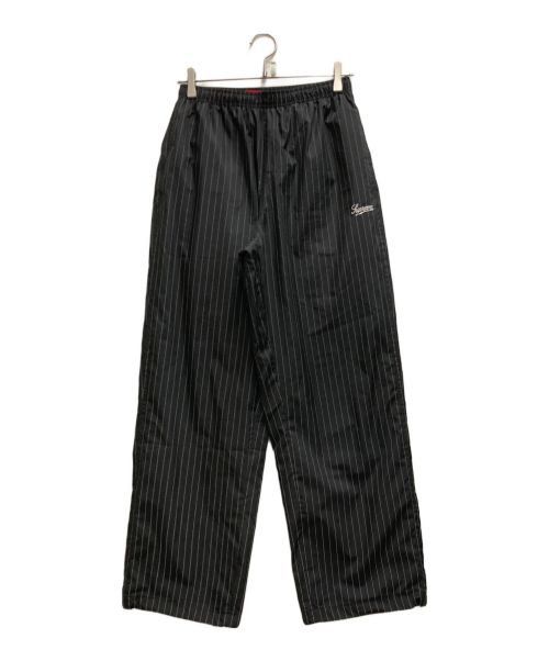 SUPREME（シュプリーム）SUPREME (シュプリーム) Reflective Pinstripe Track Pant ブラック サイズ:Sの古着・服飾アイテム