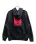 LOEWE (ロエベ) LOEWE NEON HOODIE ブラック×ピンク サイズ:XL：76000円