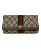 GUCCIグッチ）の古着「チェーンウォレット」｜ベージュ