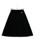 BORDERS at BALCONY (ボーダーズアットバルコニー) AIR TWIST WOOL SKIRT ブラック サイズ:36：10000円