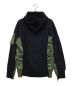 sacai (サカイ) Sponge Sweat MA-1 Zip Hoodie カーキ×ネイビー サイズ:3：22000円