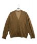 AURALEE (オーラリー) KID MOHAIR SHEER KNIT CARDIGAN ベージュ サイズ:3：18000円