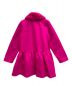 Kate Spade (ケイトスペード) Faux Fur Flounce Wool Coat ピンク サイズ:M：25000円