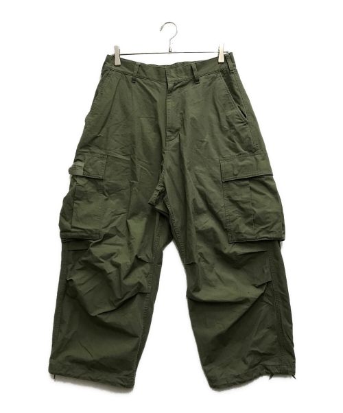 NEIGHBORHOOD（ネイバーフッド）NEIGHBORHOOD (ネイバーフッド) WIDE CARGO PANTS グリーン サイズ:Sの古着・服飾アイテム