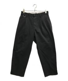 NEIGHBORHOOD×Dickies（ネイバーフッド×ディッキーズ）の古着「TUCK WIDE PANTS」｜ブラック