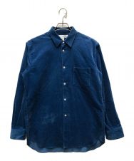 COMME des GARCONS SHIRT (コムデギャルソンシャツ) コーデュロイシャツ ブルー サイズ:M