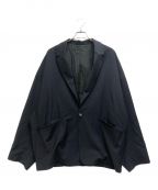 My Beautiful Landletマイビューティフルランドレット）の古着「WASHABLE WOOL BIG JACKET」｜ネイビー