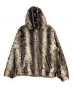 SUPREMEシュプリーム）の古着「Faux Fur Reversible Hooded Jacket」｜ブラウン