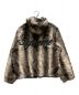 SUPREME (シュプリーム) Faux Fur Reversible Hooded Jacket ブラウン サイズ:Ⅿ：50000円