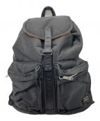 PORTERポーター）の古着「TANKER  BACKPACK」｜ブラック×オレンジ