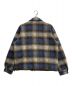 stussy (ステューシー) BRUSHED WOOL PLAID ZIP SHIRT ブルー×ブラウン サイズ:Ⅿ：16000円