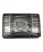 BALENCIAGAバレンシアガ）の古着「HOURGLASS mini wallet」｜シルバー