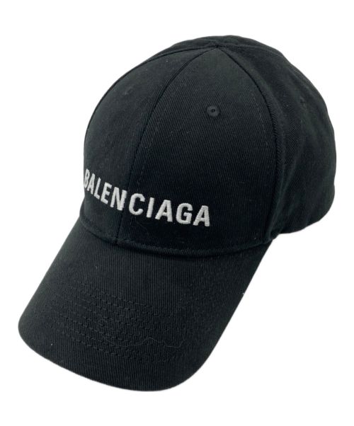 BALENCIAGA（バレンシアガ）BALENCIAGA (バレンシアガ) ロゴキャップ ブラックの古着・服飾アイテム